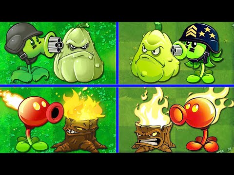 Random 15 Pair Team Plants PVZ 1 vs PVZ 2 - Which Version Will Win?