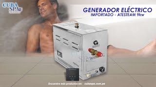 GENERADOR DE VAPOR ELECTRICO ATESTEAM 9KW | CUBA & SPA SOLUCIONES