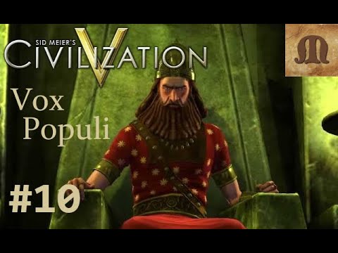 Let's Play Civilization 5 Vox Populi - Babylon OCC ep.10 (deity, epic)