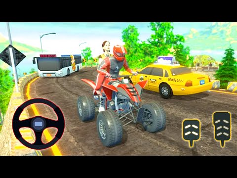 ATV Bike Taxi Sim 2021 | City Drive With Extreme Modern Atv Taxi Driving Simulator–Android Gameplay