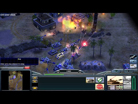 Command and Conquer Generals: Zero Hour | USA Mission 4 | Hard Difficulty