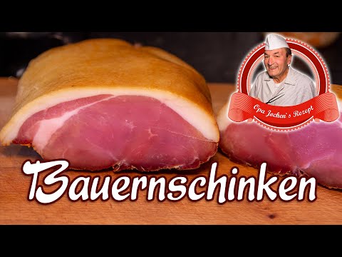 Thüringer Bauernschinken selber machen - geräucherter Schinken - Opa Jochens Rezept
