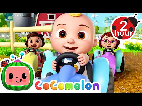 Tiny Tractors, Big Farm Fun! | Cocomelon Songs and Nursery Rhymes | Moonbug Kids - Fun Zone