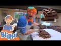 Blippi Visits A Chocolate Factory Educational Videos For Toddlers
