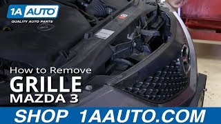 How To Replace Front Grille 03-09 Mazda 3