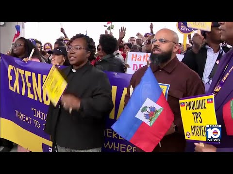 Advocates march, calling for extension of TPS for Haitians