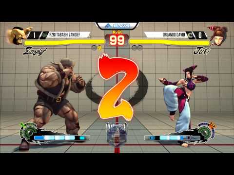 Itabashi Zangief (Zangief) vs Orlando David (Juri) - EVO 2015 USF4 Pools - 720p/60fps