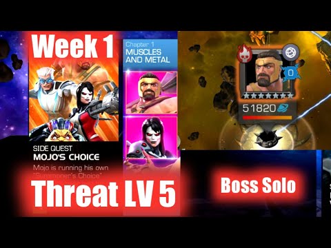 Mojo's Choice  Week 1 • Hercules Boss Easy Solo • Threat Level 5 Difficulty • January 2023 • MCOC