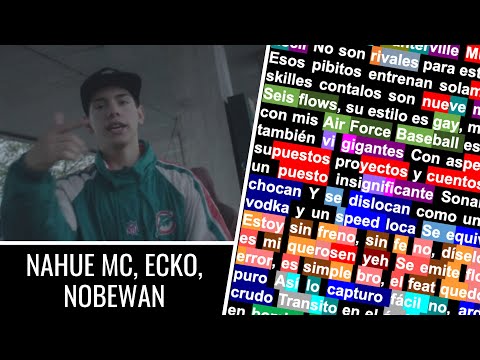 Nahue MC, Ecko & Nobewan en "Fire Bars" | Rima Analizada