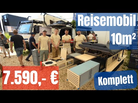 In 5 Min! DAS 7.590 € WOHNMOBIL mit Küche| Bad| Bett| Sitzbank| Kühlschrank| Dusche und Stauraum