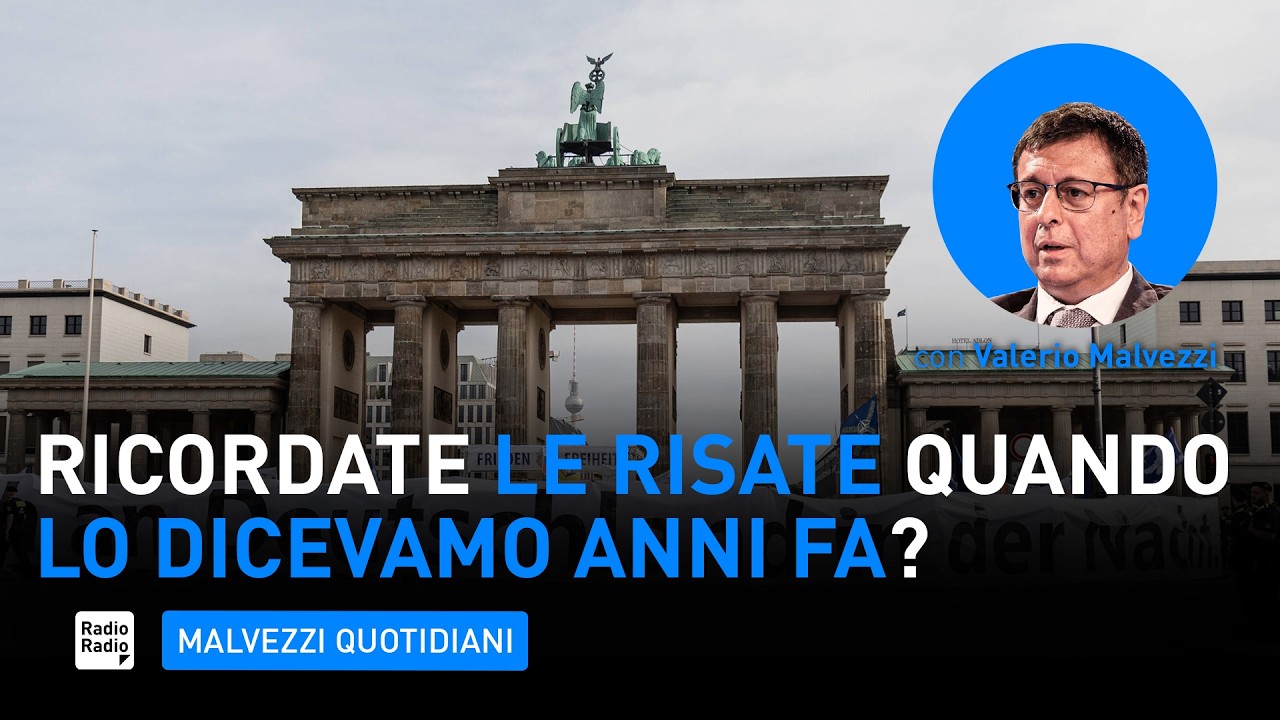 L’avevo PREVISTO (e risero in tanti): la GERMANIA è al COLLASSO, l'ITALIA non può ridere