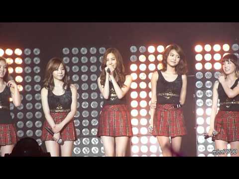 [HD fancam] 110610 SNSD - introductions + 동화 (My Child) start cut @ SMTown Paris