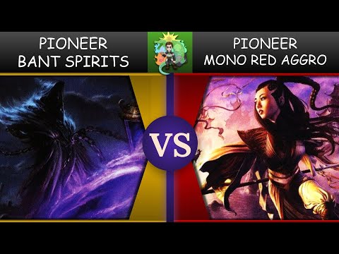 Pioneer 2020: Match 4 - Bant (UWG) Spirits vs Mono Red Aggro
