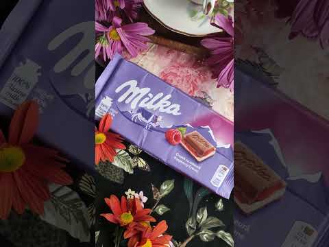milka raspberry cream chocolate bar