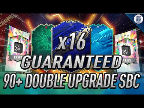 X16 GUARANTEED 90+ DOUBLE UPGRADE SBC! TOTY PACKED!! - FIFA 20 ULTIMATE TEAM