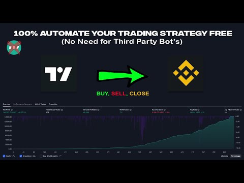 100% Automate your Trading Strategy with TradingView and Binance (FREE) 🚀