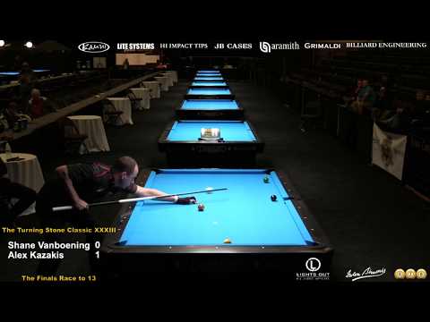 Turning Stone Classic XXXIII - Finals - Shane Van Boening vs Alex Kazakis