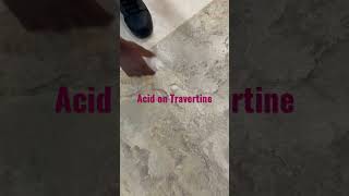 Cleaning agent damage to tiles
