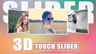 Responsive Touch Slider with HTML CSS jQuery 3D Re