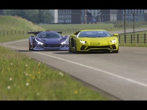 Apollo Intense Emozione vs Lamborghini Aventador S at Highlands