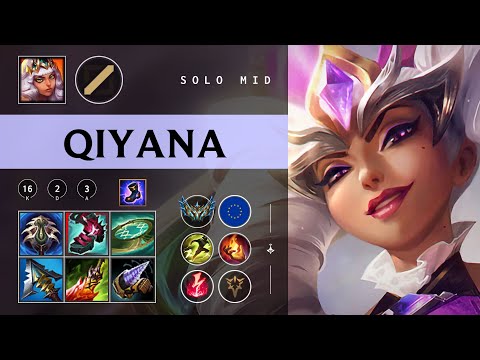 Qiyana Mid vs Ekko - EUW Challenger Patch 26.01