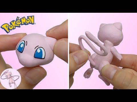 Pokemon Figures Making - Mew | Clay Art / Pokemon toys