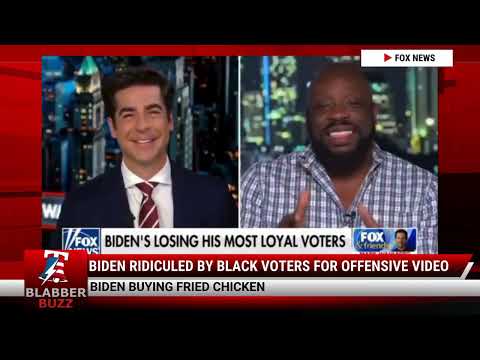 Watch: Biden Ridiculed By Black Voters For Offensive Video