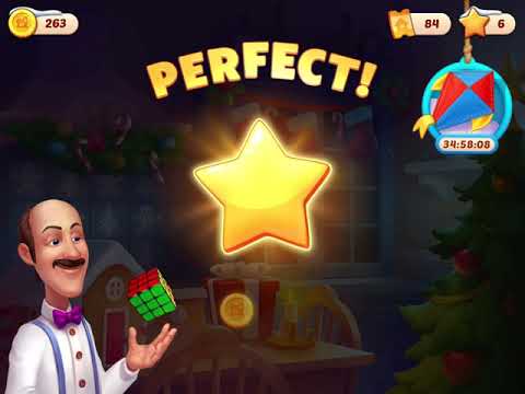 Homescapes Level 3190 With No Boosters - Hard Level - Bonus Scene With Austin