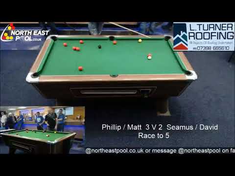 Matt Brannan great shot - Consett Pool League