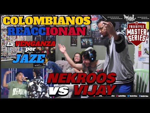 🔴 COLOMBIANOS REACCIONAN a NEKROOS vs VIJAY KESH - La VENGANZA por JAZE [FMS PERÚ J11]