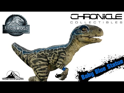 Chronicle Collectibles Jurassic World: Fallen Kingdom BABY BLUE FULL SIZE Statue Video Review