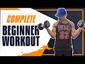 6 Dumbbell Exercises for Beginners | Complete Beginner Workout for GAINS