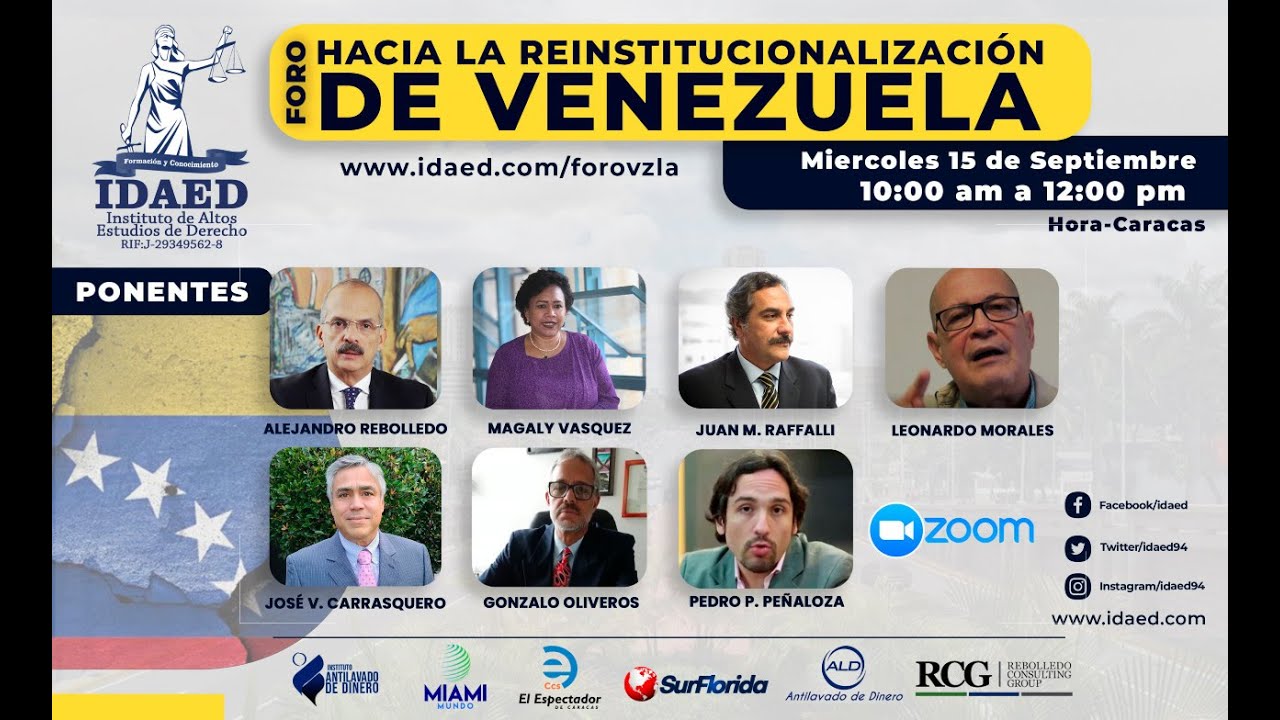 Foro "Hacia la Reinstitucionalización de Venezuela"