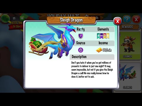Dragon City:How to get Sleigh Dragon in Dragon city/Legendary Dragon!