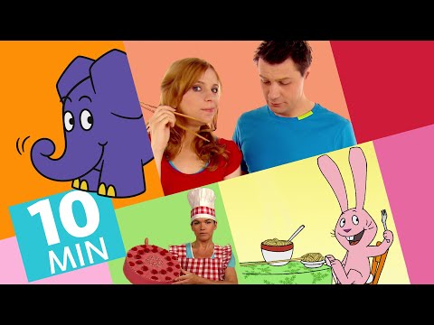 Hallo Elefant - Anke backt einen Pfannkuchen &  Mit Stäbchen essen | Der Elefant | WDR