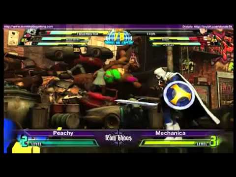 Tourneyplay March MvC3 Singles - Peachy (WOL/TAS/TRO) vs Mechanica (SPE/HKO/TRO) Losers QF