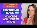 ARGENTINIAN SLANG LUNFARDO Learn 10 Of The Most Common Words