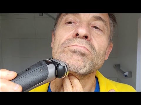 Rasieren mit Braun Series 9 4-Tage Bart Stoppeln.. Glatt ohne Zippen und Rubbeln