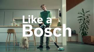 Bosch Aspira y friega de una vez, ¡2-en-1 va de 10! anuncio