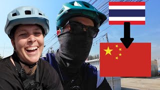 "This is Scary" - Cycling from THAILAND TO CHINA 🇨🇳
