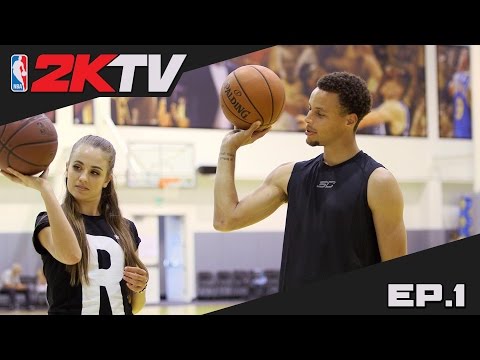 NBA 2KTV S2. Ep. 1 - Steph Curry Shares Shooting Advice & 2K16 Gameplay Tips