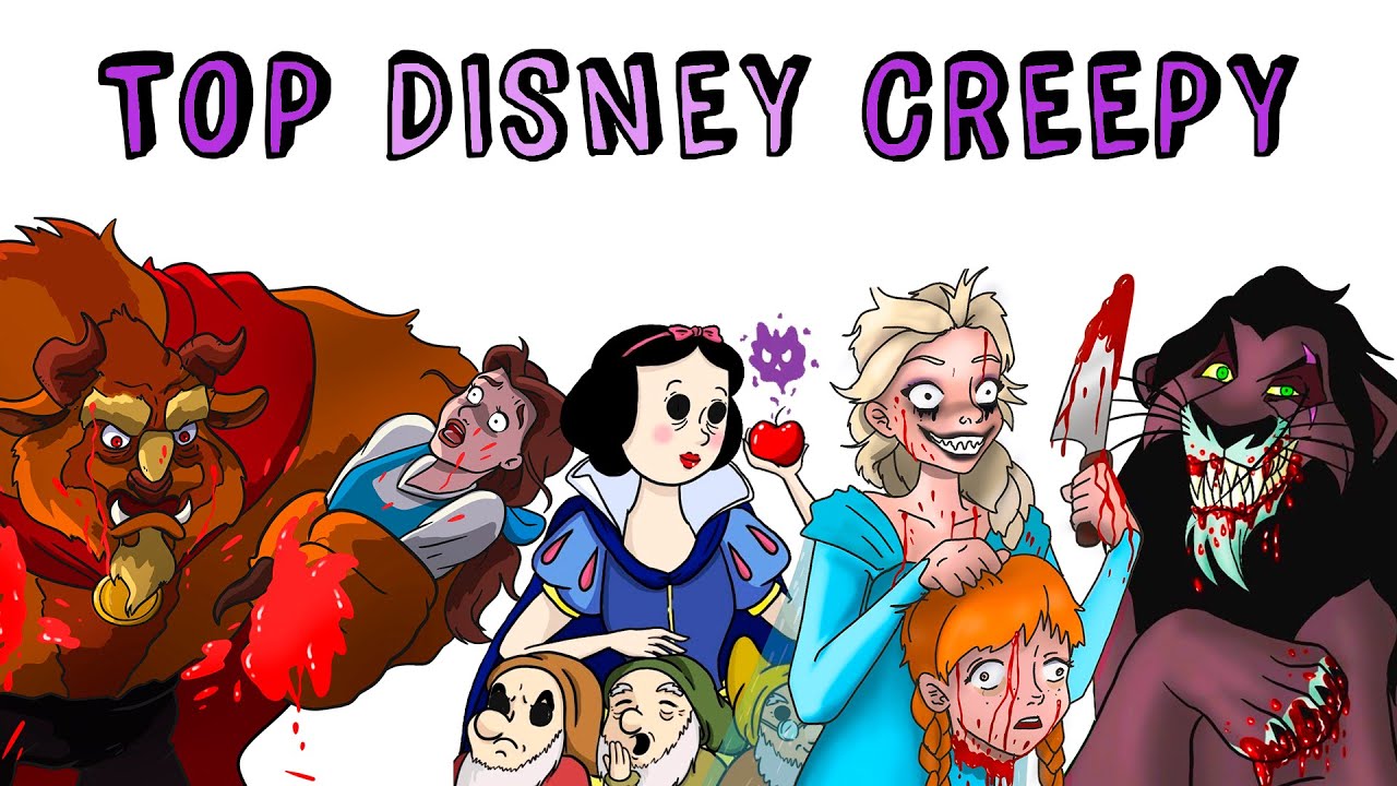 TOP DlSNEY CREEPY | Draw My Life