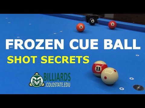 A practical demonstration of frozen cue-ball shots
