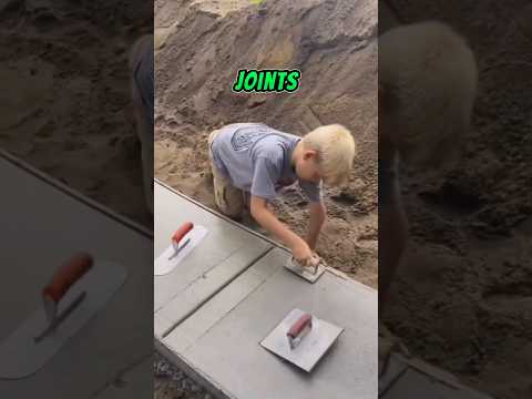 4-6 year old BOY shows ALL, how to FINISH CONCRETE