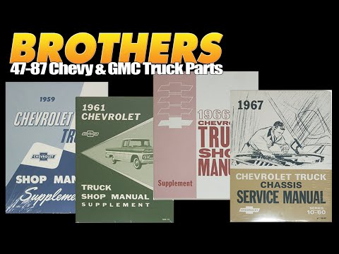 1947-87 Chevy & GMC Truck Shop, Assembly & Wiring Manuals