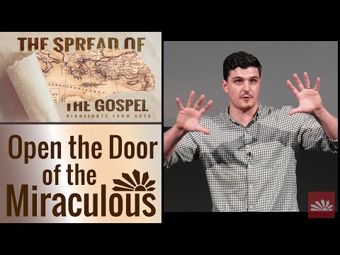 The Open Door of the Miraculous | Acts 3:1 - 12 | Thomas Foord