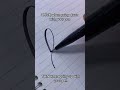 learn calligraphy in under 10s 🖋️✨ brush lettering quick, simple tutorial