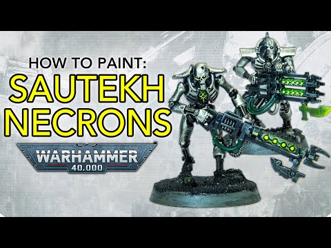 How to Paint: Necrons Sautekh ULTIMATE Guide! | Warhammer 40000