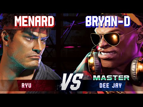 SF6 ▰ MENARD (Ryu) vs BRYAN-D (Dee Jay) ▰ High Level Gameplay