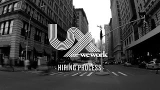 Hiring Process at WeWork UX